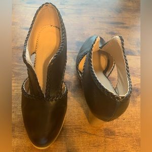 Black stylish heals size 39